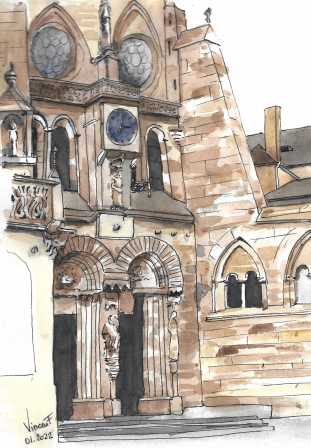 Notre-Dame de Strasbourg - Portail du Jour du Jugement