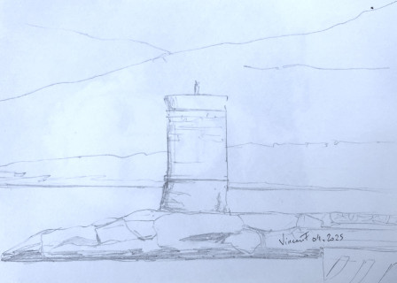 Phare tribord de Calvi.